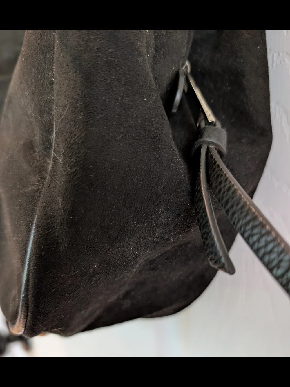 NWT Sondra Roberts Squared Hobo Style Bag In Black